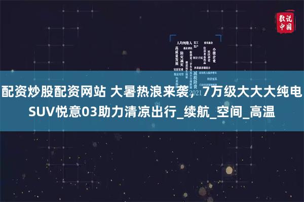 配资炒股配资网站 大暑热浪来袭，7万级大大大纯电SUV悦意03助力清凉出行_续航_空间_高温